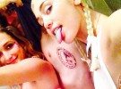Miley Cyrus se tatúa un dibujo recordando a su perro fallecido