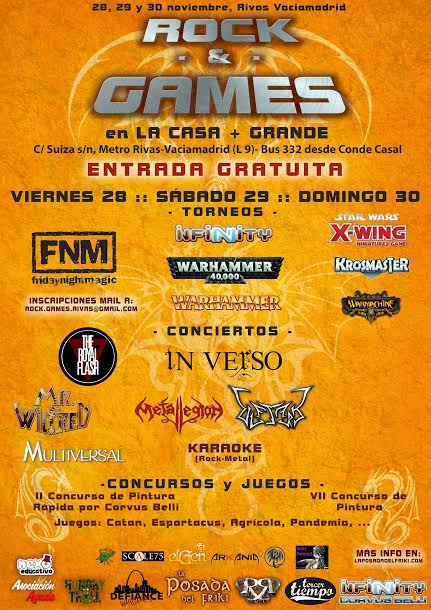Rock & Games, interesante iniciativa en Rivas-Vaciamadrid