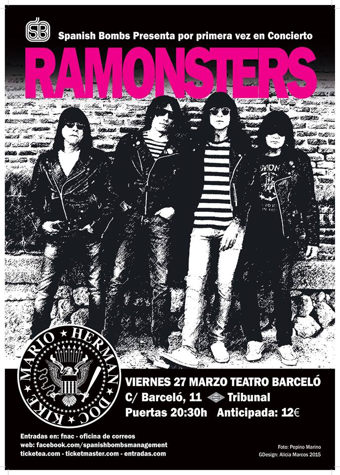 Ramonsters se presentan en directo el 27 de marzo
