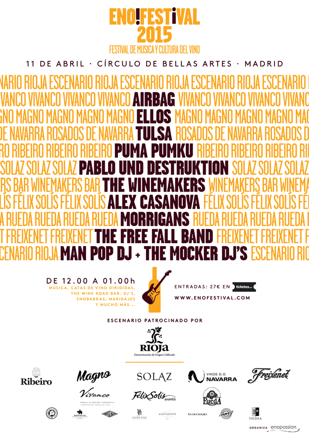 Enofestival 2015, toda la información del festival