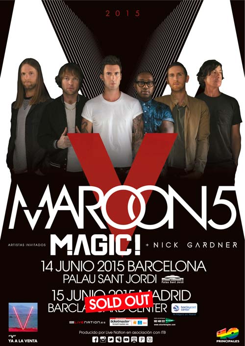 Maroon 5 presentan Hands All Over, su nuevo disco