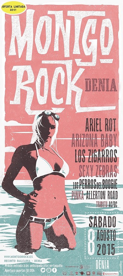 Montgo Rock 2015, el 8 de agosto en Dénia (Alicante)