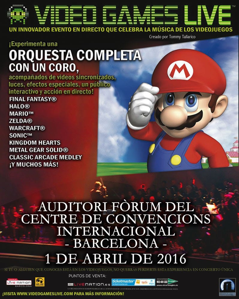 Video Games live, la música de los videojuegos como nunca la has escuchado