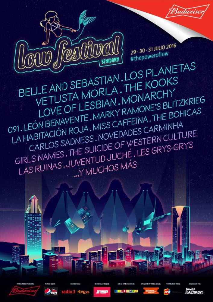Low Festival 2016, Marky Ramone y Miss Caffeina se incorporan al cartel