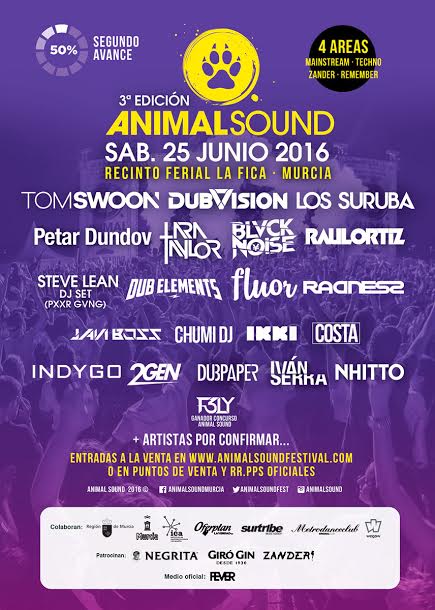 AnimalSound Fest 2016, el 25 de junio en Murcia