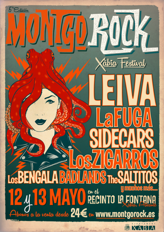 Montgorock Xàbia Festival 2017 confirma a Leiva como cabeza de cartel