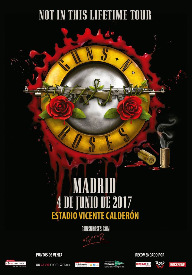 Guns n´Roses agotan las entradas generales para su concierto en Madrid