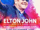 Elton John, concierto el 3 de diciembre en el Palau Sant Jordi de Barcelona