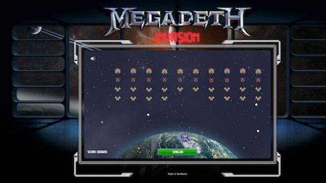 Megadeth presentan un videojuego/concurso con aires de los 80