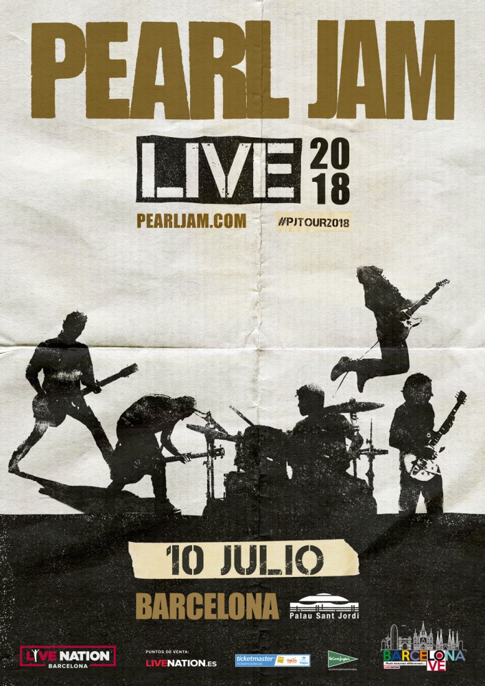 Pearl Jam, el 10 de julio concierto en el Sant Jordi (Barcelona)