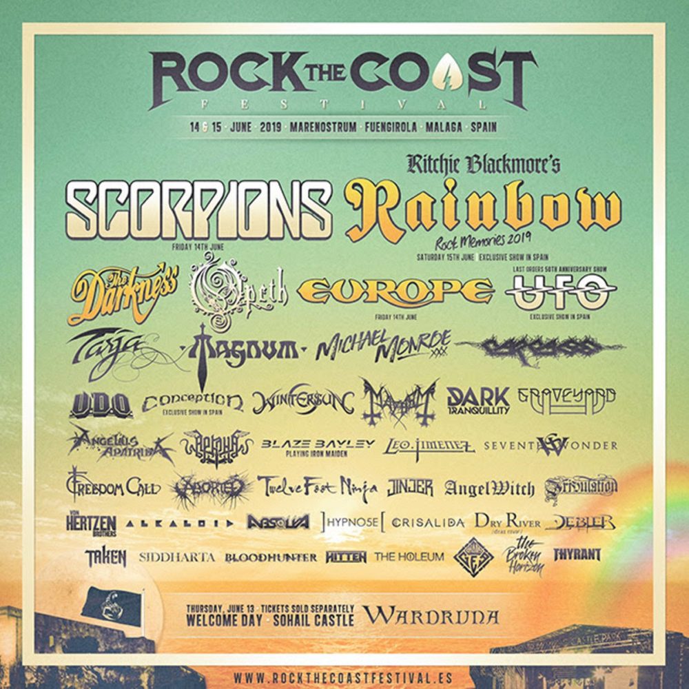 Rock the Coast cierra su cartel con Scorpions como cabeza de cartel