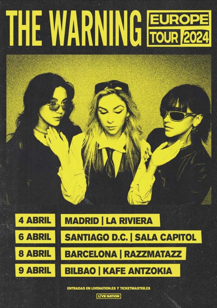 The Warning darán cuatro conciertos en España en abril de 2024