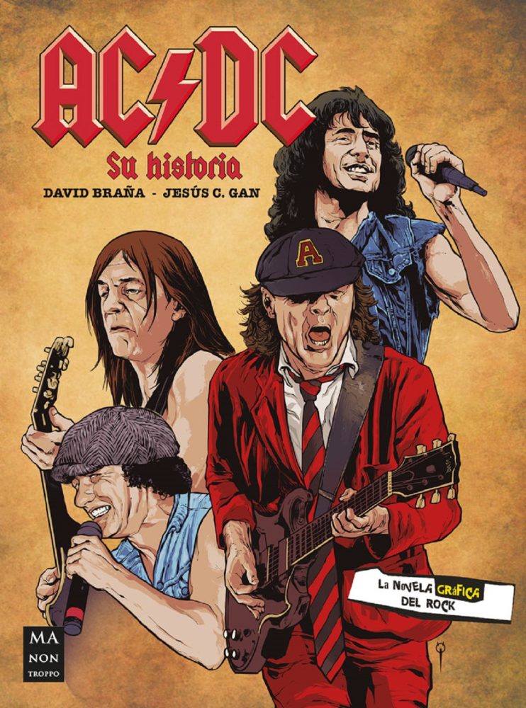 Detalles de AC/DC Su historia (novela gráfica)