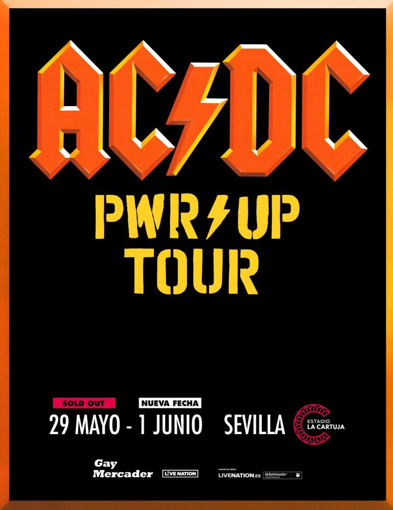 AC/DC ofrecerán un segundo concierto en Sevilla el 1 de junio