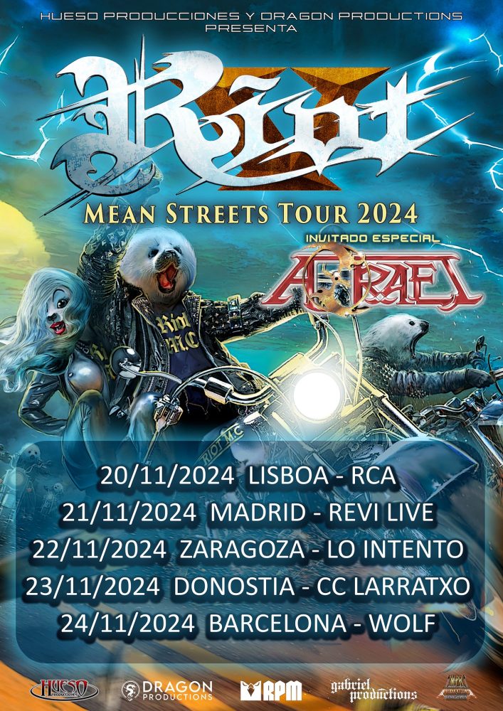 Riot V, gira por España y Portugal en noviembre