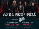 Axel Rudi Pell, novedades sobre su gira por España