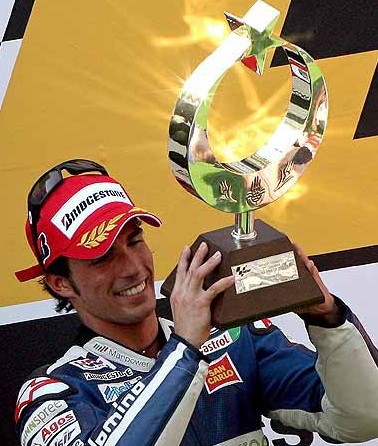 Toni Elías con el Pramac-D’Antin en 2008