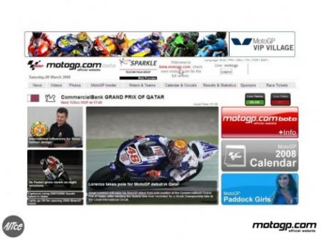La página web de MotoGP lanza su nueva versión