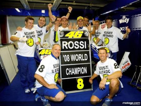 Rossi ha pedido un regalo por su octavo título Mundial