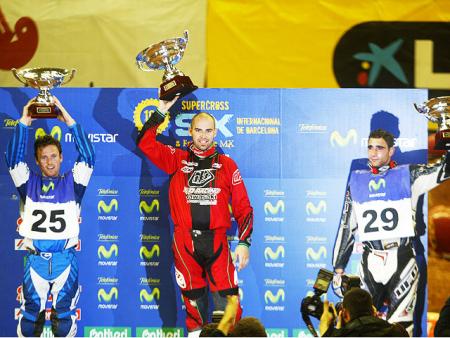 David Vuillemin gana el Supercross Internacional de Barcelona