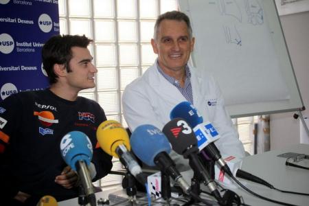 Dani Pedrosa ha salido hoy del hospital Dexeus de Barcelona