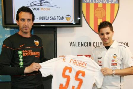 El Valencia CF Honda SAG Team se ha presentado en Mestalla