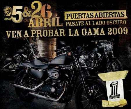 El 25 y 26 de Abril pásate a probar una Harley en cualquiera de sus concesionarios
