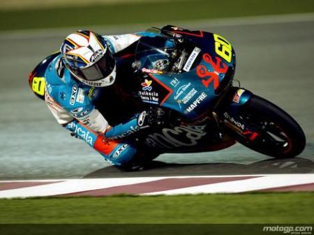 Simón impone un ritmo increíble en el libre de 125cc en Qatar