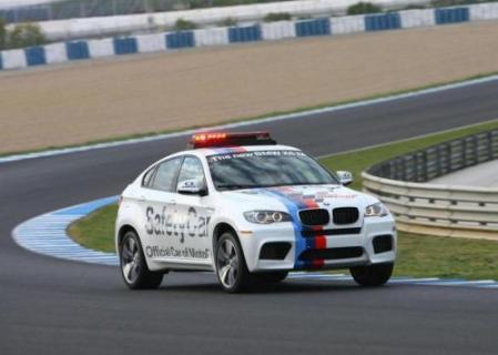 El BMW X6 M coche de seguridad en el Campeonato de MotoGP