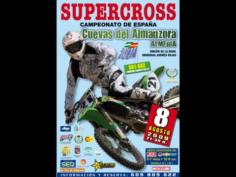 El Campeonato de España de Supercross llega a su final en las Cuevas de Almanzora