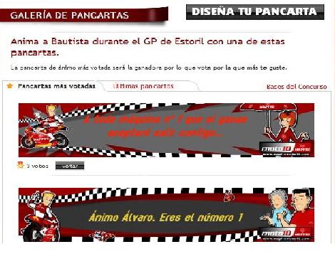 ¿Quieres ir a Estoril a animar a Bautista? haz la mejor pancarta y a por todas