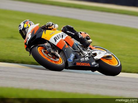 Dani Pedrosa se muestra intratable en Indianápolis y logra la pole de MotoGP