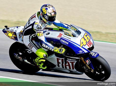 Valentino Rossi el más rápido en la sesión oficial de MotoGP en Misano