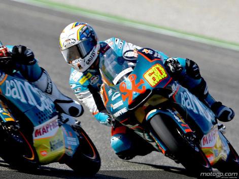 Julián Simón el mejor en los primeros libres de 125cc en Valencia