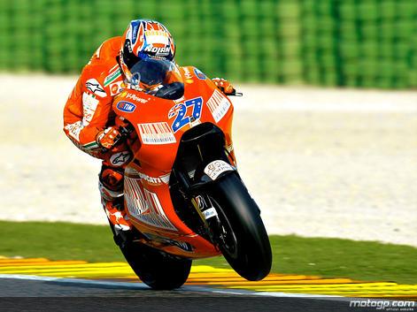 Casey Stoner el mejor del test de post temporada MotoGP en Valencia