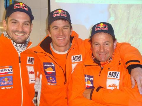 Coma y Viladoms prueban la tierra argentina antes del inicio del Dakar 2010