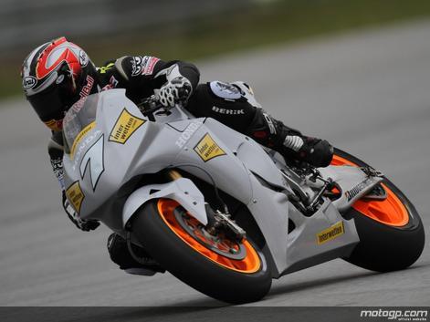 Aoyama y Simoncelli terminan los entrenamientos de MotoGP en Sepang