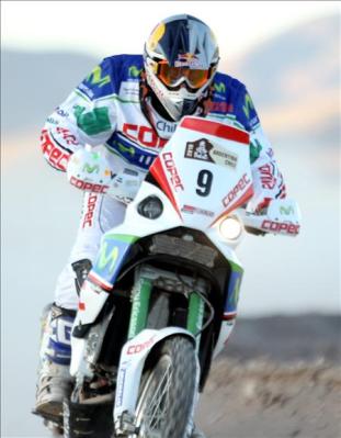 «Chaleco» López logra la victoria en la quinta etapa del Dakar 2010