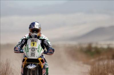 Marc Coma gana la cuarta etapa del Dakar 2010 tras sus problemas iniciales