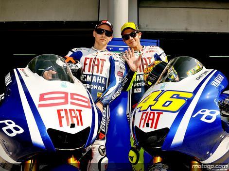 Rossi y Lorenzo no compartirán datos de sus respectivas Yamahas