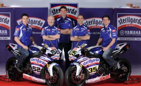 El equipo Yamaha  Sterilgarda World SBK ha sido presentado con Toseland y Crutchlow