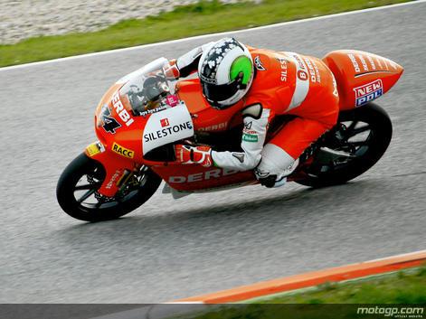Marc Márquez se va de Valencia como el mejor del test oficial de 125cc