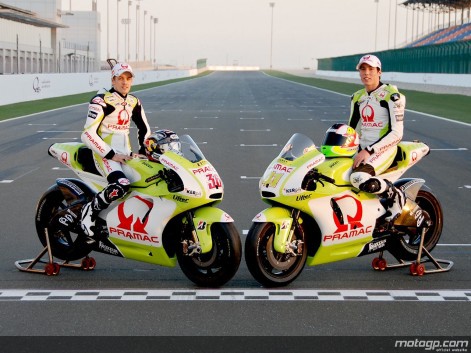 Presentación del equipo Pramac Racing de MotoGP en Qatar