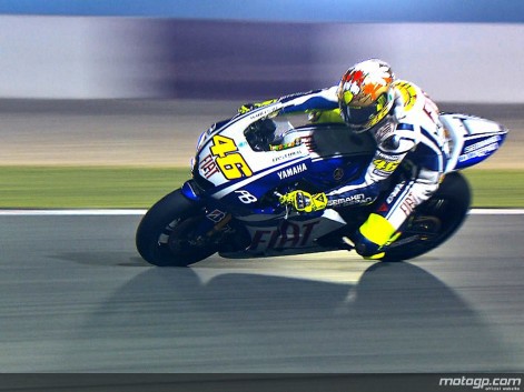 Valentino Rossi domina la 1ª jornada de test MotoGP en Qatar