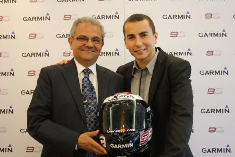 Jorge Lorenzo y Garmin firman un acuerdo de patrocinio