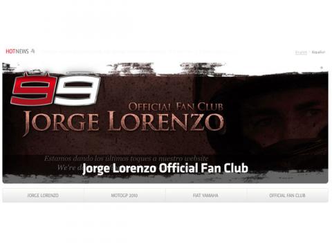 Jorge Lorenzo estrena su nueva página web a través del Facebook