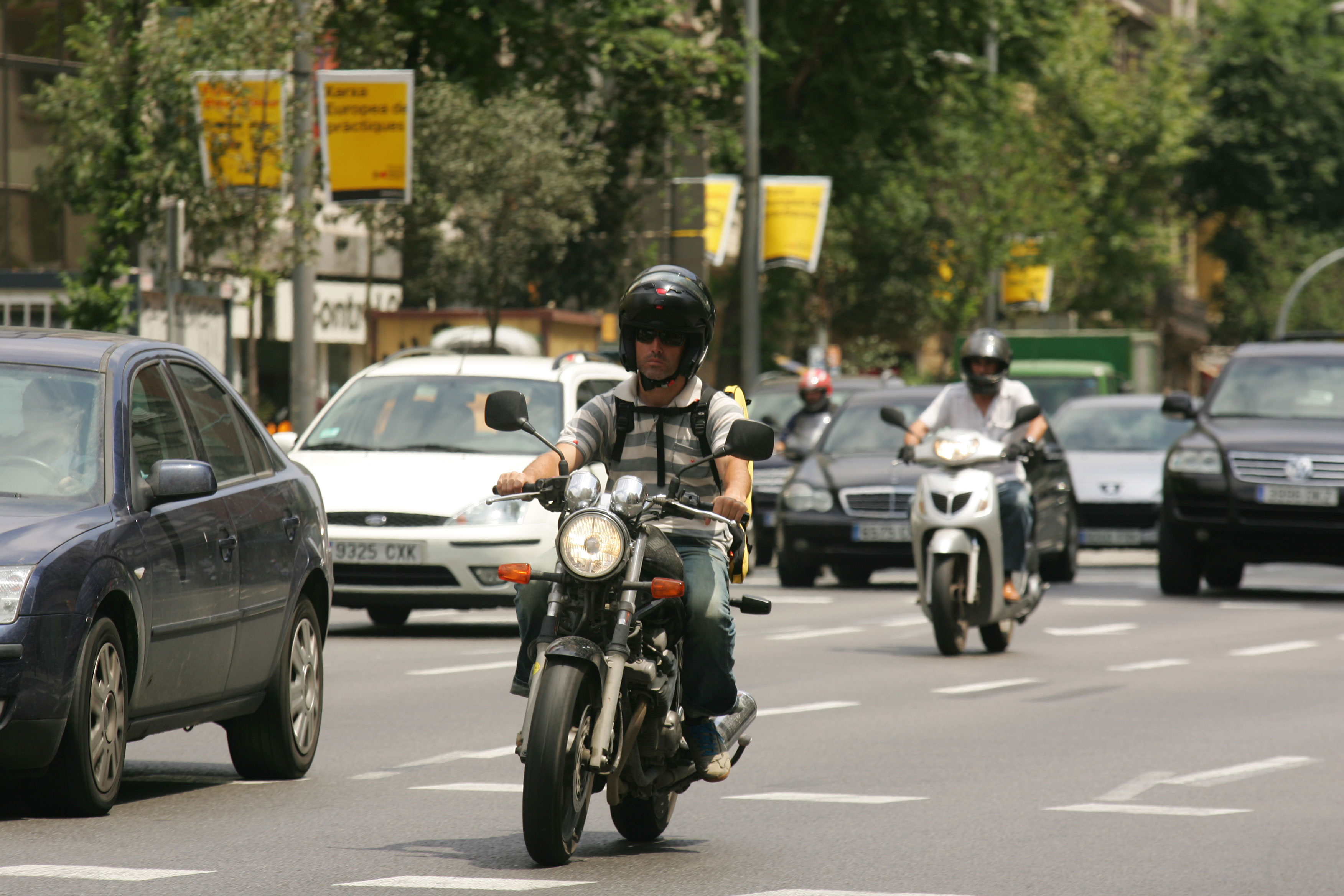 La moto cada vez tiene más protagonismo en Barcelona