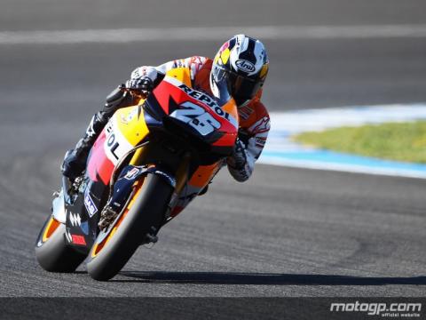 Dani Pedrosa marca el mejor tiempo en el test MotoGP tras el GP España en Jerez