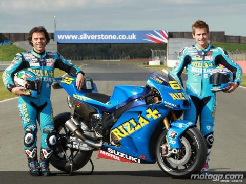 Los pilotos de Suzuki MotoGP estrenaron hace unas semanas la pista de Silverstone