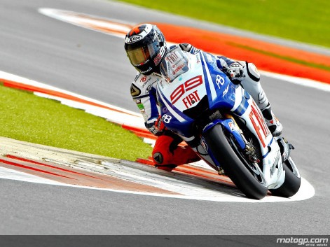 Jorge Lorenzo a lo Campeón de MotoGP en Silverstone